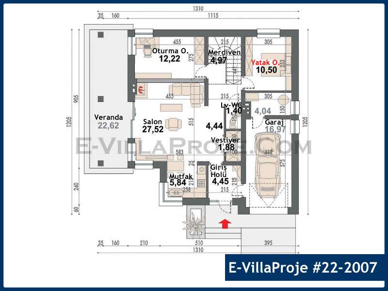 Ev Villa Proje #22 - 2007 Thumbnail 2