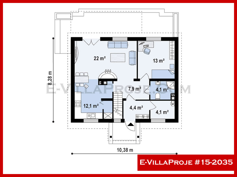 Ev Villa Proje #15 - 2035 Thumbnail 2