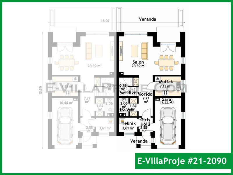 Ev Villa Proje #21 - 2090 Thumbnail 2