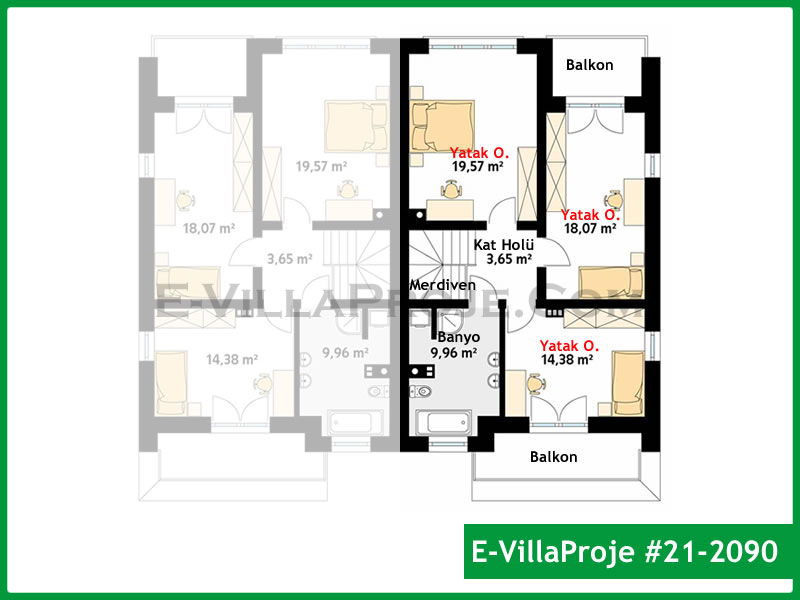 Ev Villa Proje #21 - 2090 Thumbnail 3