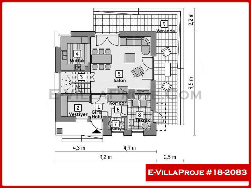 Ev Villa Proje #18 - 2083 Thumbnail 2