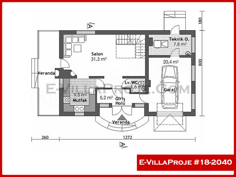 Ev Villa Proje #18 - 2040 Thumbnail 2
