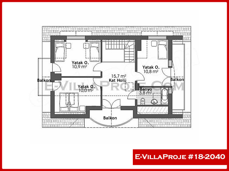 Ev Villa Proje #18 - 2040 Thumbnail 3