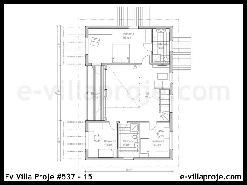 Ev Villa Proje #537 - 15 Thumbnail 3