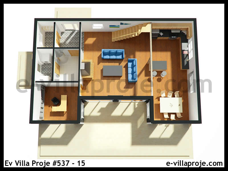 Ev Villa Proje #537 - 15 Thumbnail 7