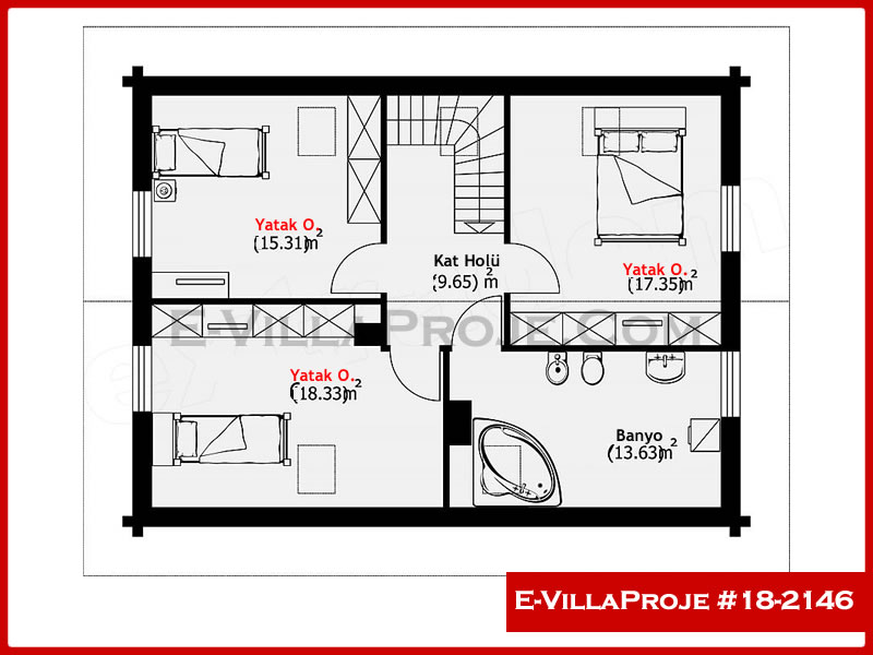 Ev Villa Proje #18 - 2146 Thumbnail 3