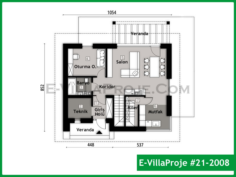 Ev Villa Proje #21 - 2008 Thumbnail 2