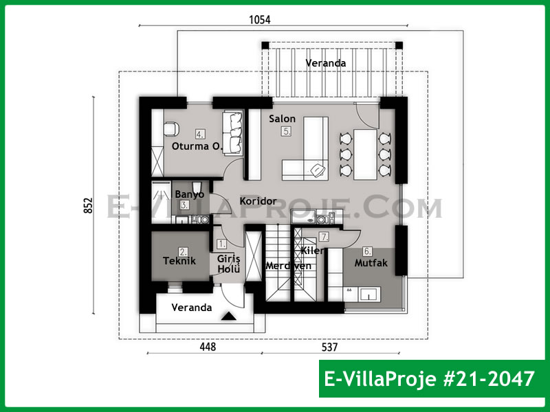 Ev Villa Proje #21 - 2047 Thumbnail 2