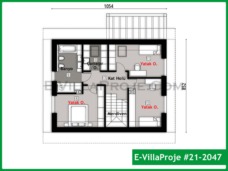 Ev Villa Proje #21 - 2047 Thumbnail 3
