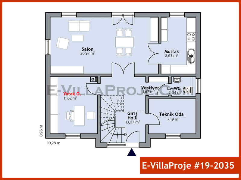 Ev Villa Proje #19 - 2035 Thumbnail 2