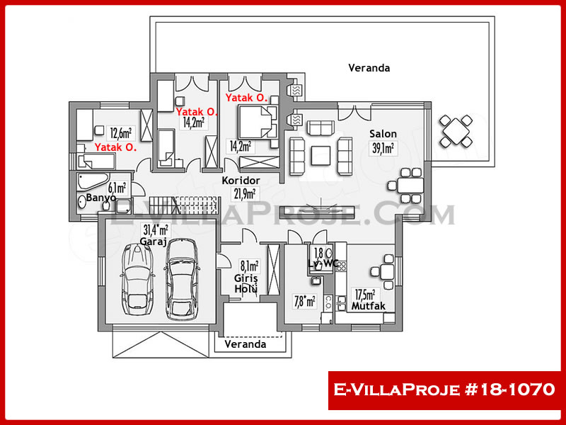 Ev Villa Proje #18 - 1070 Thumbnail 2