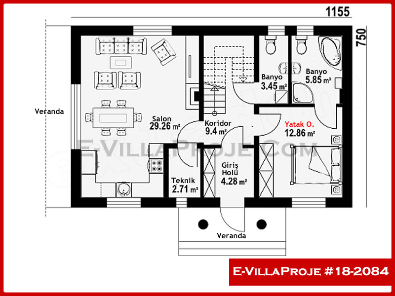 Ev Villa Proje #18 - 2084 Thumbnail 2
