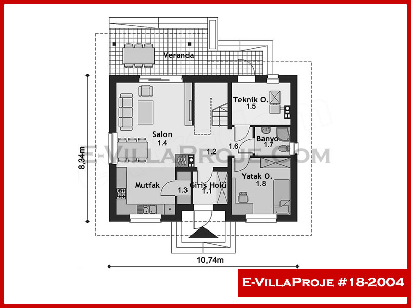 Ev Villa Proje #18 - 2004 Thumbnail 2