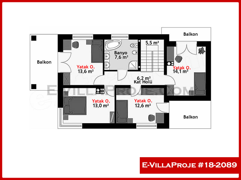 Ev Villa Proje #18 - 2089 Thumbnail 3
