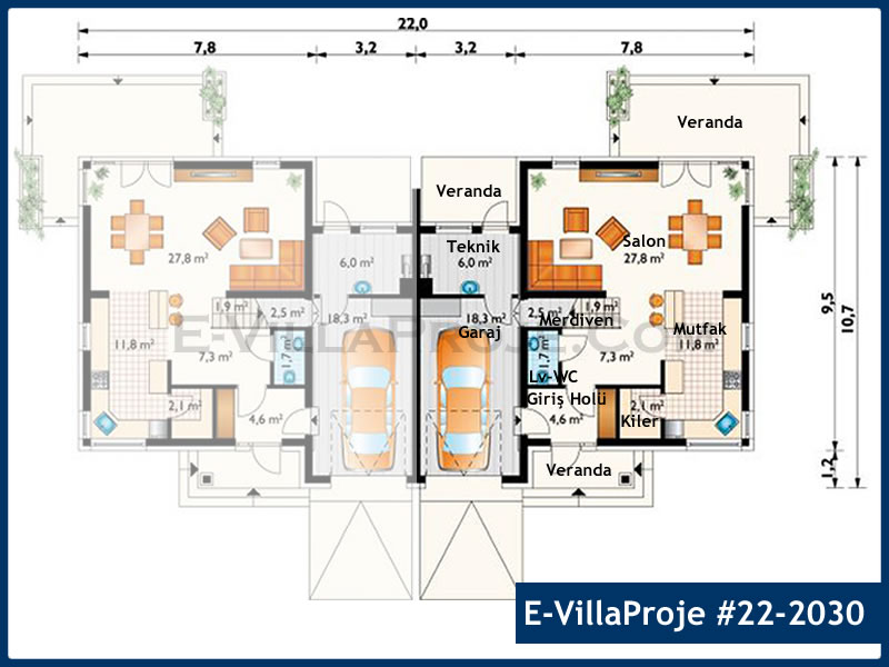 Ev Villa Proje #22 - 2030 Thumbnail 2