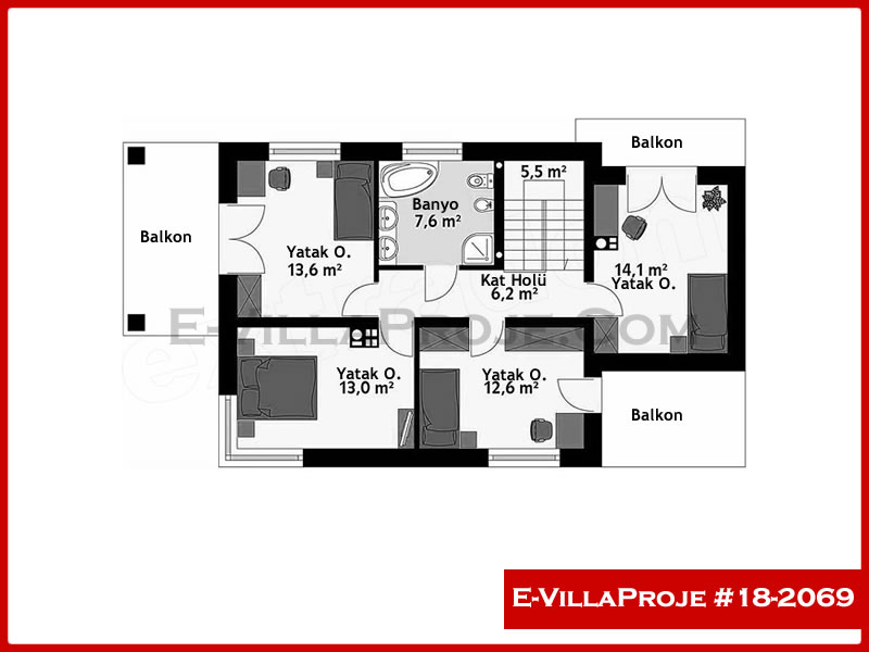 Ev Villa Proje #18 - 2069 Thumbnail 3