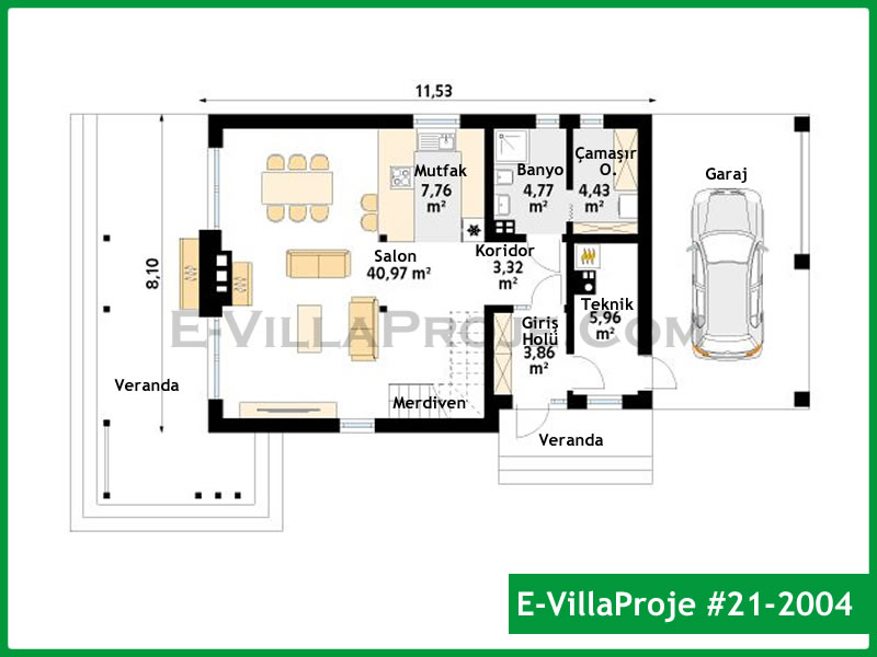 Ev Villa Proje #21 - 2004 Thumbnail 2