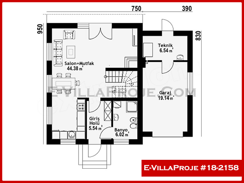 Ev Villa Proje #18 - 2158 Thumbnail 2
