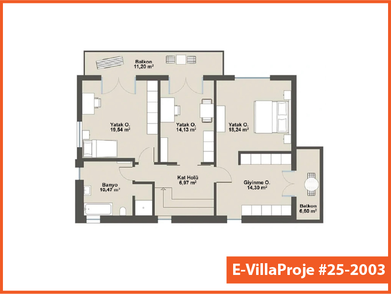 Ev Villa Proje #25 - 2003 Thumbnail 3