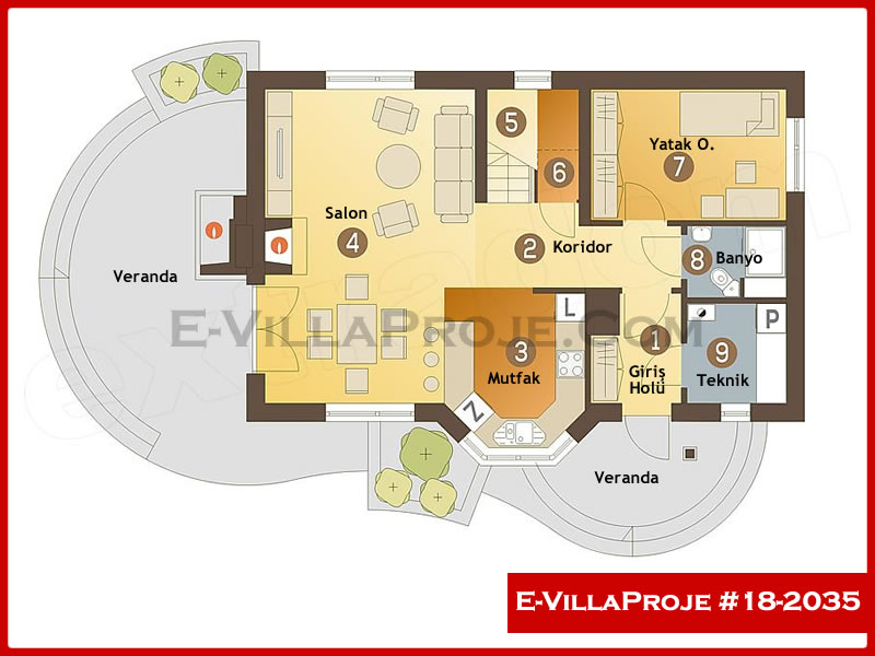 Ev Villa Proje #18 - 2035 Thumbnail 2