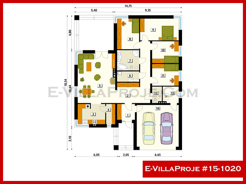 Ev Villa Proje #15 - 1020 Thumbnail 2