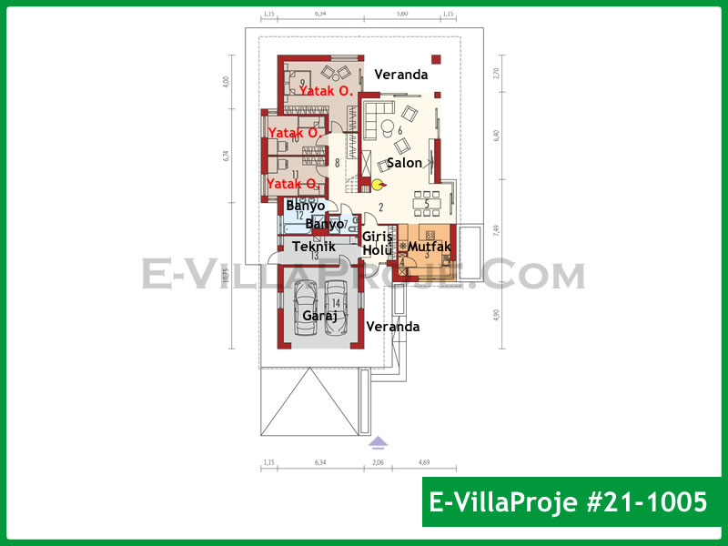 Ev Villa Proje #21 - 1005 Thumbnail 2