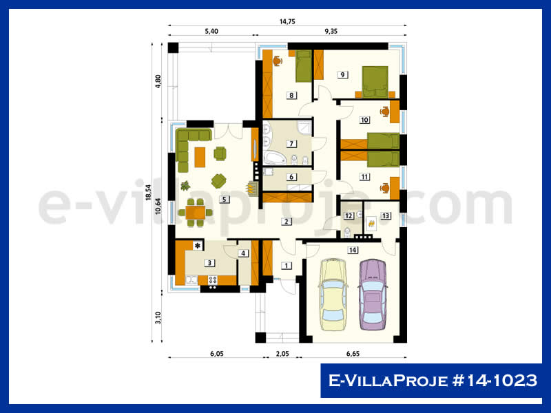Ev Villa Proje #14 - 1023 Thumbnail 2