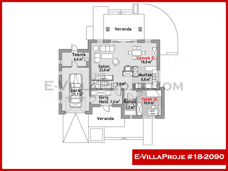 Ev Villa Proje #18 - 2090 Thumbnail 2