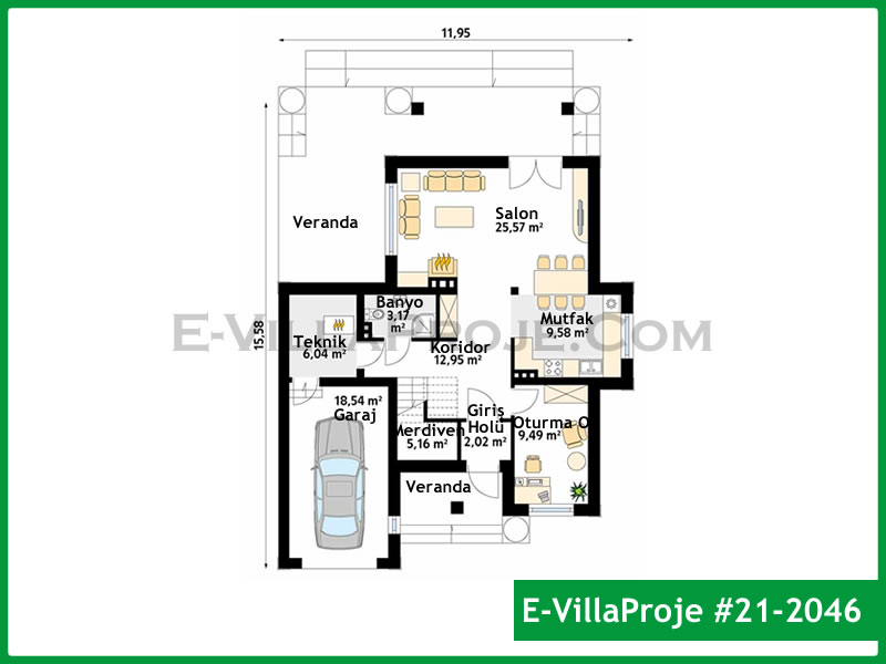 Ev Villa Proje #21 - 2046 Thumbnail 2