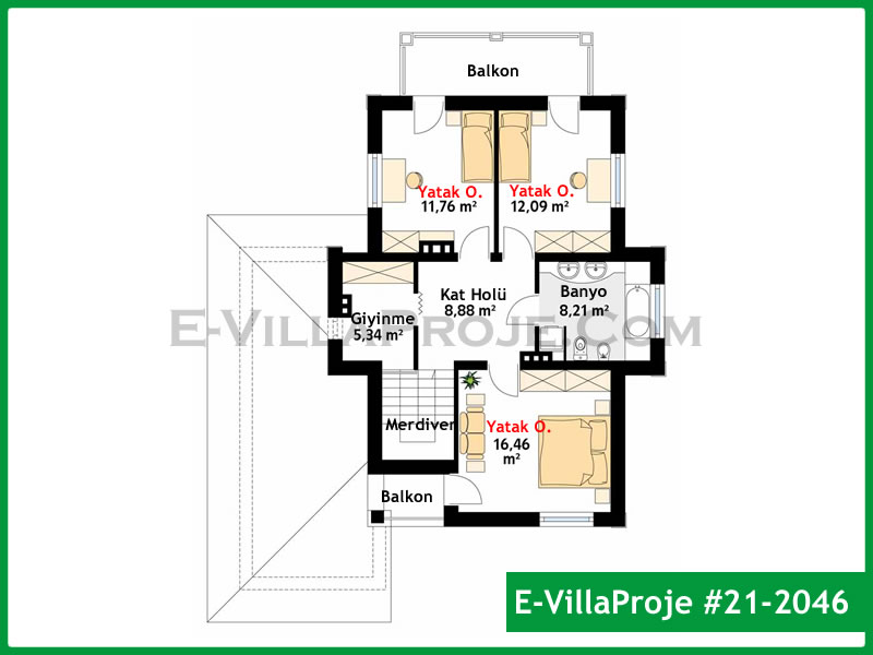 Ev Villa Proje #21 - 2046 Thumbnail 3