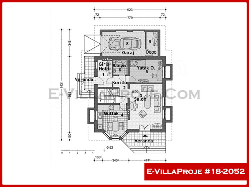 Ev Villa Proje #18 - 2052 Thumbnail 2