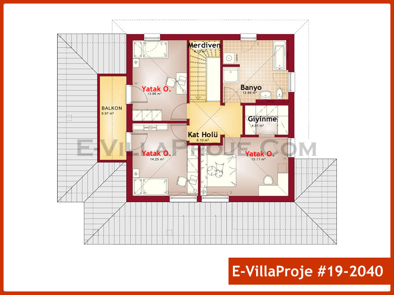 Ev Villa Proje #19 - 2040 Thumbnail 3