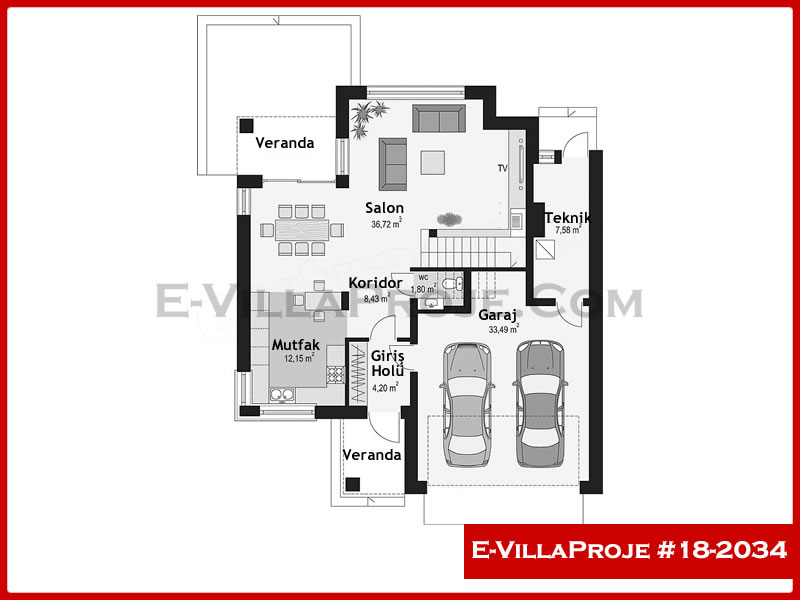 Ev Villa Proje #18 - 2034 Thumbnail 2