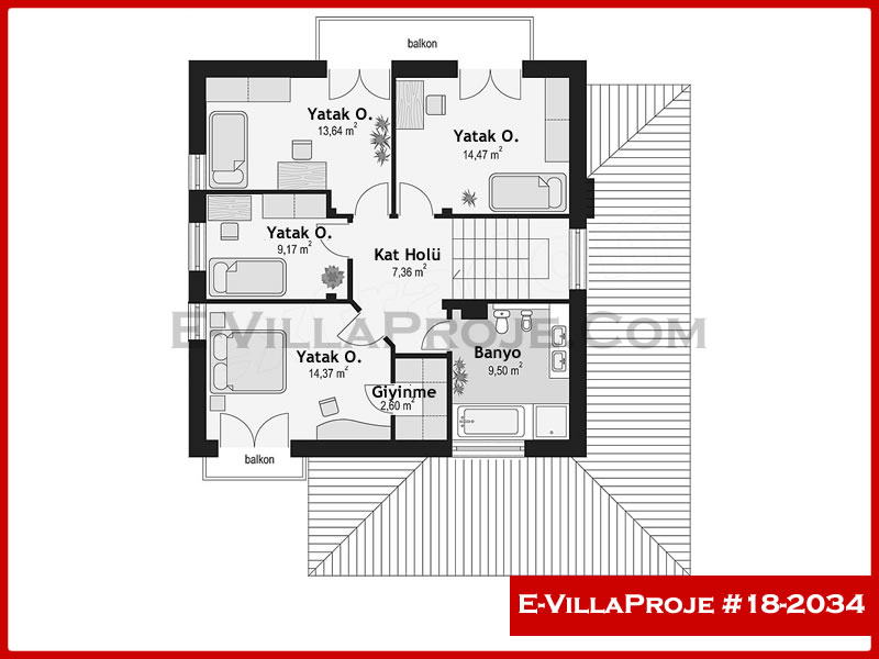 Ev Villa Proje #18 - 2034 Thumbnail 3