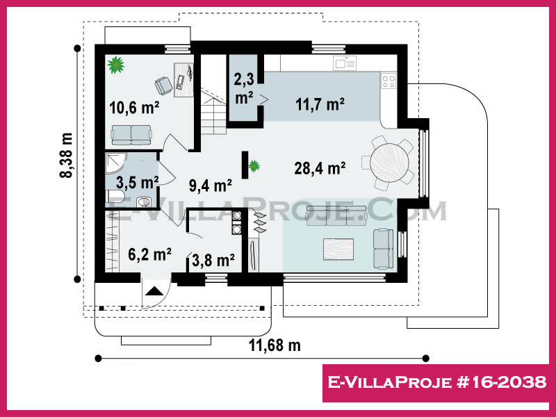 Ev Villa Proje #16 - 2038 Thumbnail 2