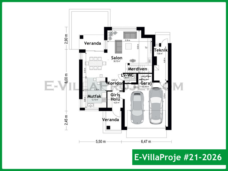 Ev Villa Proje #21 - 2026 Thumbnail 2