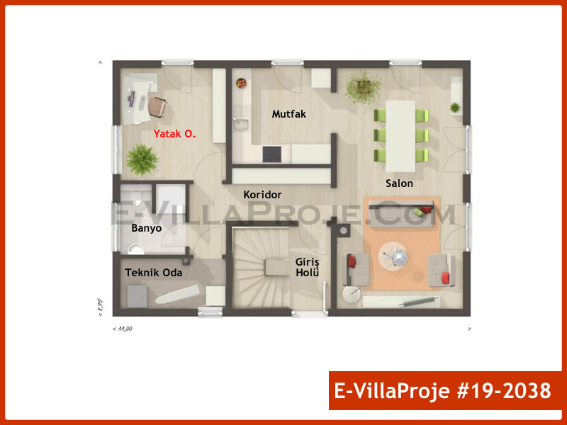 Ev Villa Proje #19 - 2038 Thumbnail 2
