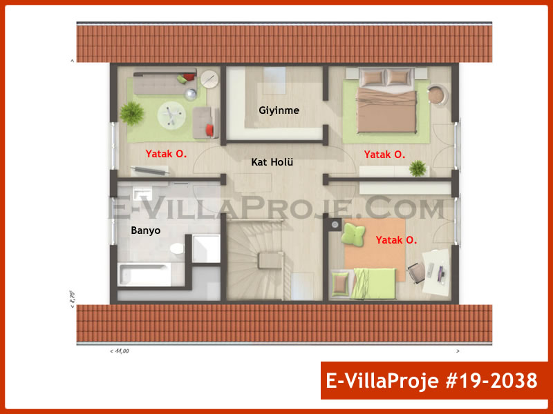 Ev Villa Proje #19 - 2038 Thumbnail 3