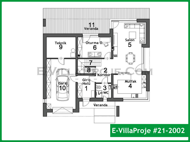 Ev Villa Proje #21 - 2002 Thumbnail 2