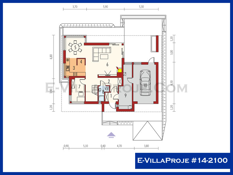 Ev Villa Proje #14 - 2100 Thumbnail 2