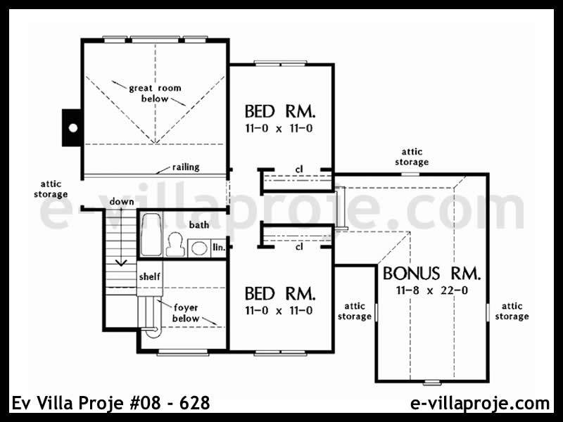 Ev Villa Proje #08 - 628 Thumbnail 3