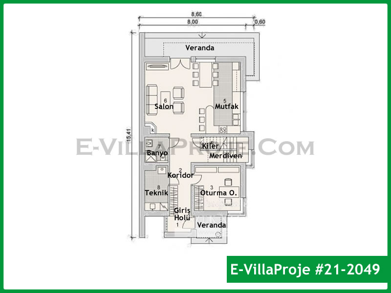 Ev Villa Proje #21 - 2049 Thumbnail 2