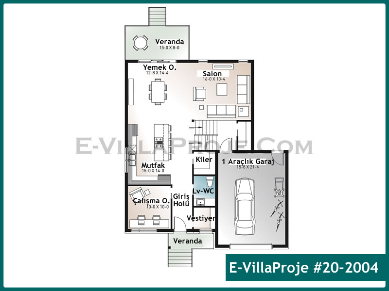 Ev Villa Proje #20 - 2004 Thumbnail 2