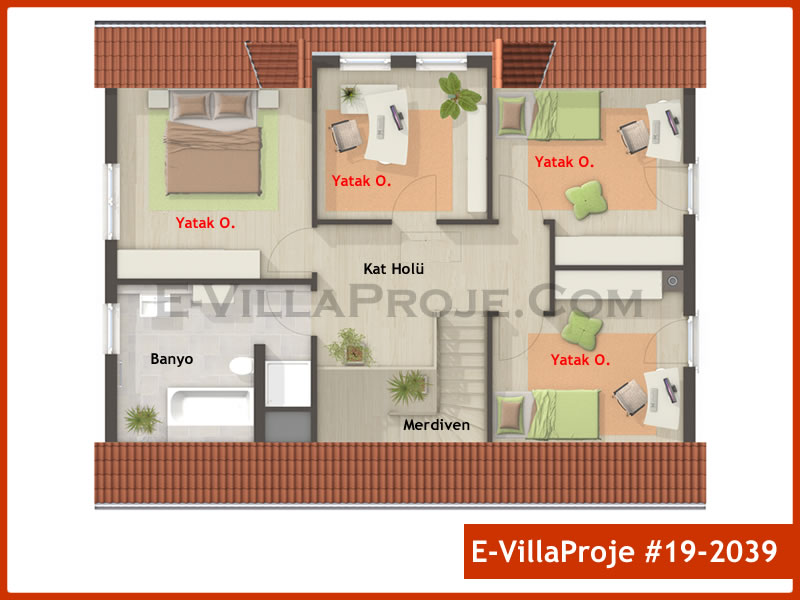 Ev Villa Proje #19 - 2039 Thumbnail 3