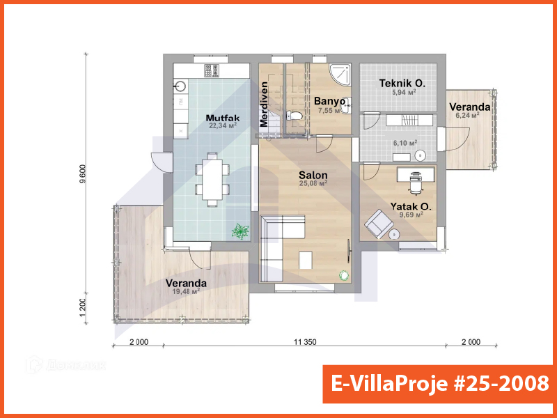 Ev Villa Proje #25 - 2008 Thumbnail 2