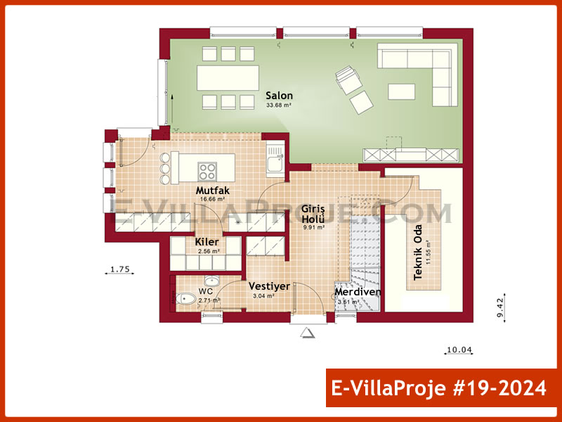 Ev Villa Proje #19 - 2024 Thumbnail 2