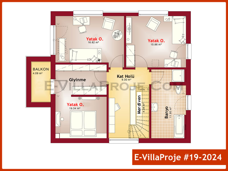Ev Villa Proje #19 - 2024 Thumbnail 3