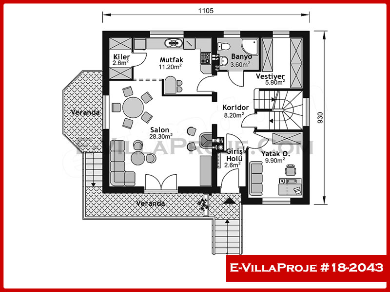 Ev Villa Proje #18 - 2043 Thumbnail 2