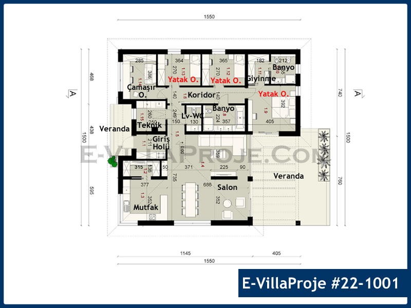 Ev Villa Proje #22 - 1001 Thumbnail 2