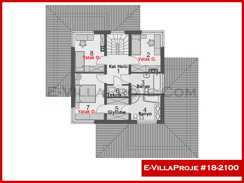 Ev Villa Proje #18 - 2100 Thumbnail 3
